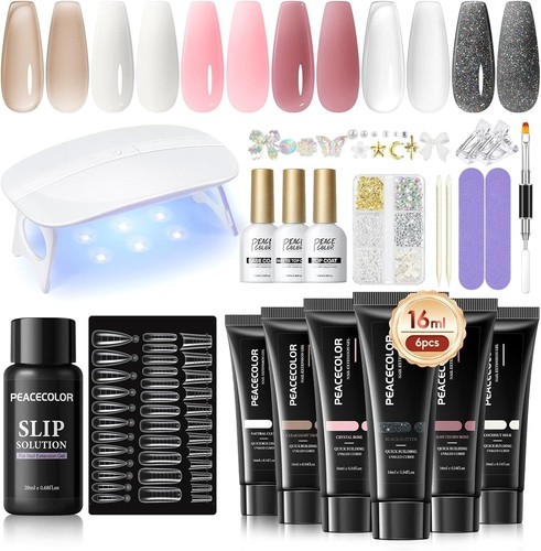 Kit unghie gel peacecolor - unghie, 6